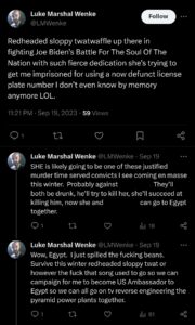 luke wenke katie obsession tweet twitter x screenshot 2023