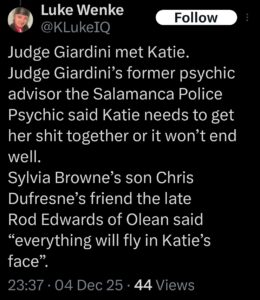 luke wenke katie valentine obsession x twitter screenshot