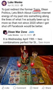 luke wenke facebook screenshot topix obsession brett ryan teeter